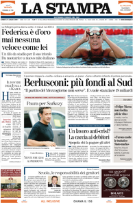 La Stampa 27 Luglio 2009