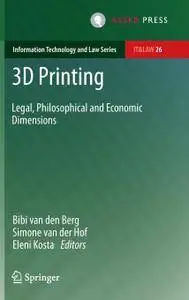3D Printing: Legal, Philosophical and Economic Dimensions