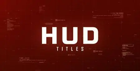 Hud Titles - Project for After Effects (VideoHive)