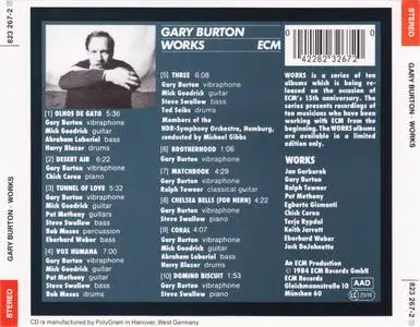 Gary Burton - Works (1984) {ECM Records 823 267-2 rec 1973-1976}