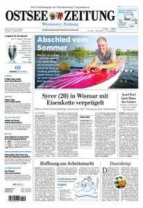 Ostsee Zeitung Wismar - 31. August 2018