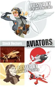 Aviators - Stock Vectors