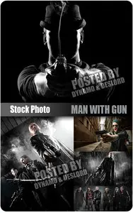 Man with gun - UHQ Stock Photo