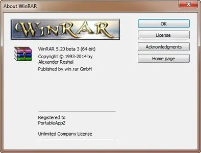WinRAR 5.20 Beta 3 DC 13.11.2014 + Portable