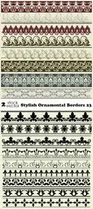 Vectors - Stylish Ornamental Borders 23