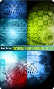 Abstract background. Set.50 - Stock Vector