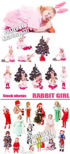 Little rabbit girl