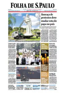 Jornal Folha de São Paulo - 17 de julho de 2013 - Quarta