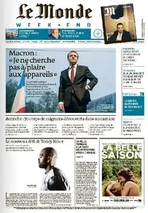 Le Monde Weekend et 3 Suppléments du Samedi 29 Août 2015