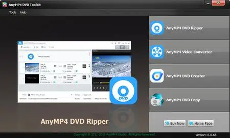 AnyMP4 DVD Toolkit 6.0.66 Multilingual + Portable