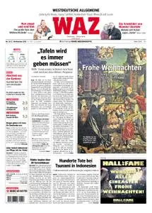WAZ Westdeutsche Allgemeine Zeitung Moers - 24. Dezember 2018