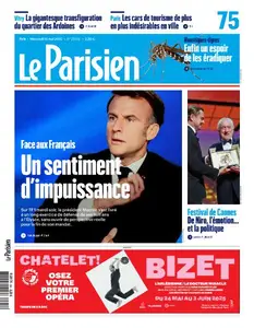 Le Parisien du Mercredi 14 Mai 2025