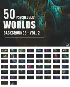 EE - 50 Psychedelic Worlds Backgrounds  Vol. 2 95NUBUF