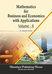 Mathematics For Business And Economic With Applications Volume - II, 2023 Edition