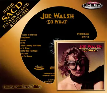 Joe Walsh - So What (1974) {2015, Hybrid SACD, Limited Edition, Remastered} Audio CD Layer