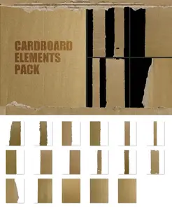 EE - Cardboard Elements Overlays Pack 52WZ8RA