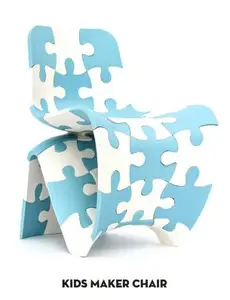 Puzzle Chair - 3D Print Model