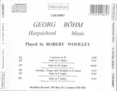 Robert Woolley - Bohm: Harpsichord Music (1988)