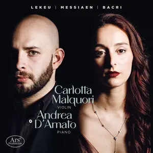 Carlotta Malquori & Andrea D'Amato - En variant: Works for Violin & Piano by Lekeu, Messiaen, Bacri & Guglielmi (2024) [24/96]