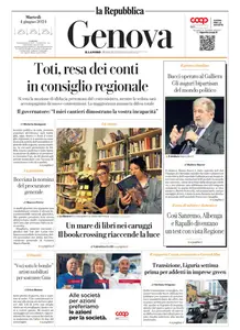 la Repubblica Genova - 4 Giugno 2024