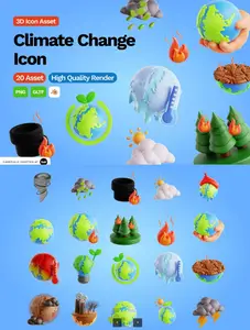 EE - 3D Climate Change icon AKWWCGK