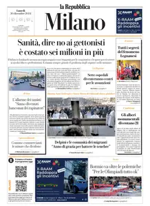 la Repubblica Milano - 30 Dicembre 2024