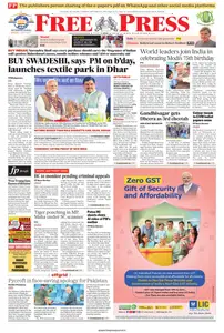 The Free Press Journal Bhopal - 18 September 2025