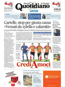 Quotidiano di Puglia Lecce - 25 Maggio 2025