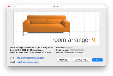 Room Arranger 9.8.3 Multilingual macOS