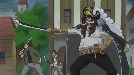 One Piece (1999 S20E03 Sabo Goes into Action All the Captains of the Revolutionary Army Appear! ZR