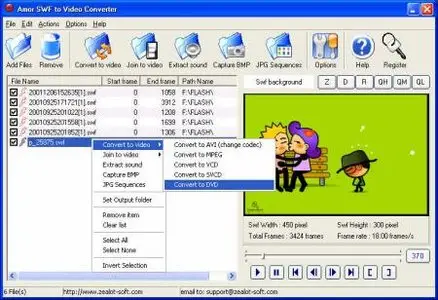 Amor SWF to Video Converter 2.9.6