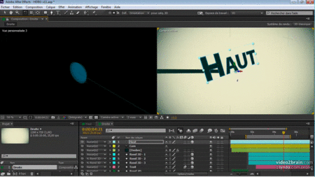  After Effects : Animation graphique de formes vectorielles et mouvements de caméra (repost)