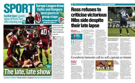 The Herald Sport (Scotland) – October 03, 2020