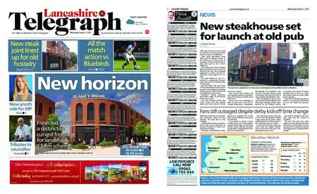 Lancashire Telegraph (Burnley, Pendle, Rossendale) – October 05, 2022