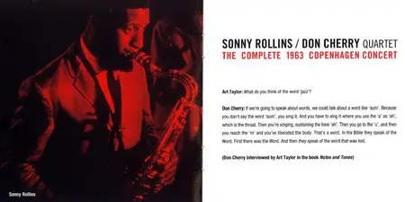 Sonny Rollins & Don Cherry - The Complete 1963 Copenhagen Concert (2009) {2CD Set, Jazz Lips JL767}