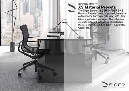 SIGERSHADERS XS Material Presets Studio 6.1.0