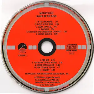 Mötley Crüe - Shout At The Devil (1983) [West Germany 'Target' CD]