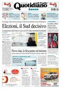 Quotidiano di Puglia Lecce - 11 Febbraio 2018