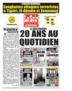 LE SOIR D ALGERIE 28 29 30 31 AOUT  02  SEPTEMBRE  2010