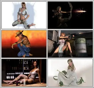 3D Girls -  Wallpapers