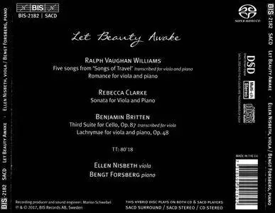 Ellen Nisbeth, Bengt Forsberg - Let Beauty Awake: Ralph Vaughan Williams, Rebecca Clarke, Benjamin Britten (2017)