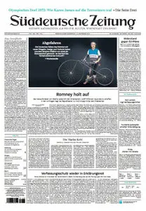 Sueddeutsche Zeitung vom 01 September 2012