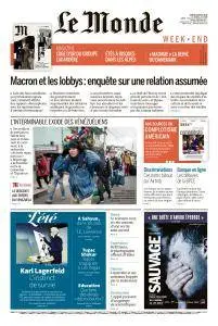 Le Monde du Samedi 25 Août 2018