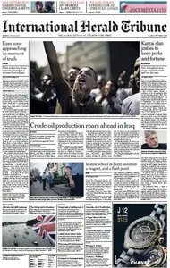 International Herald Tribune from Monday, 04. June 2012