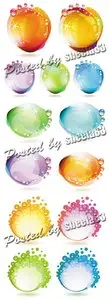 Abstract Color Backgrounds Vector 3