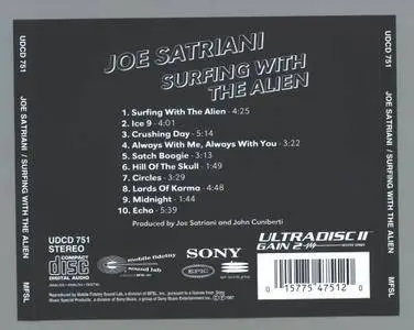 Joe Satriani - Surfing With The Alien (1987) [MFSL, UDCD 751] Re-up