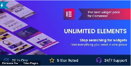 Unlimited Elements for Elementor Page Builder v1.5.59 NULLED