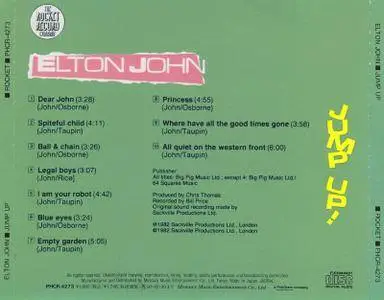 Elton John - Jump Up! (1982) [Nippon Phonogram PHCR-4273, Japan]
