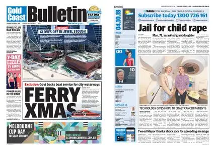 The Gold Coast Bulletin – October 04, 2018