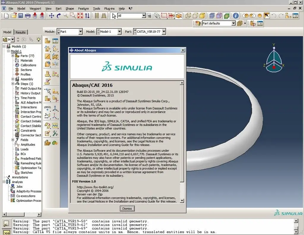 DS SIMULIA ABAQUS 2016.0